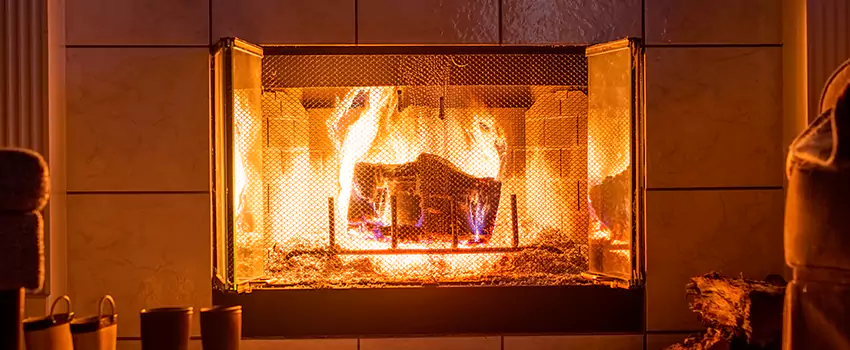 Mendota Hearth Landscape Fireplace Installation in Hermiston, Oregon
